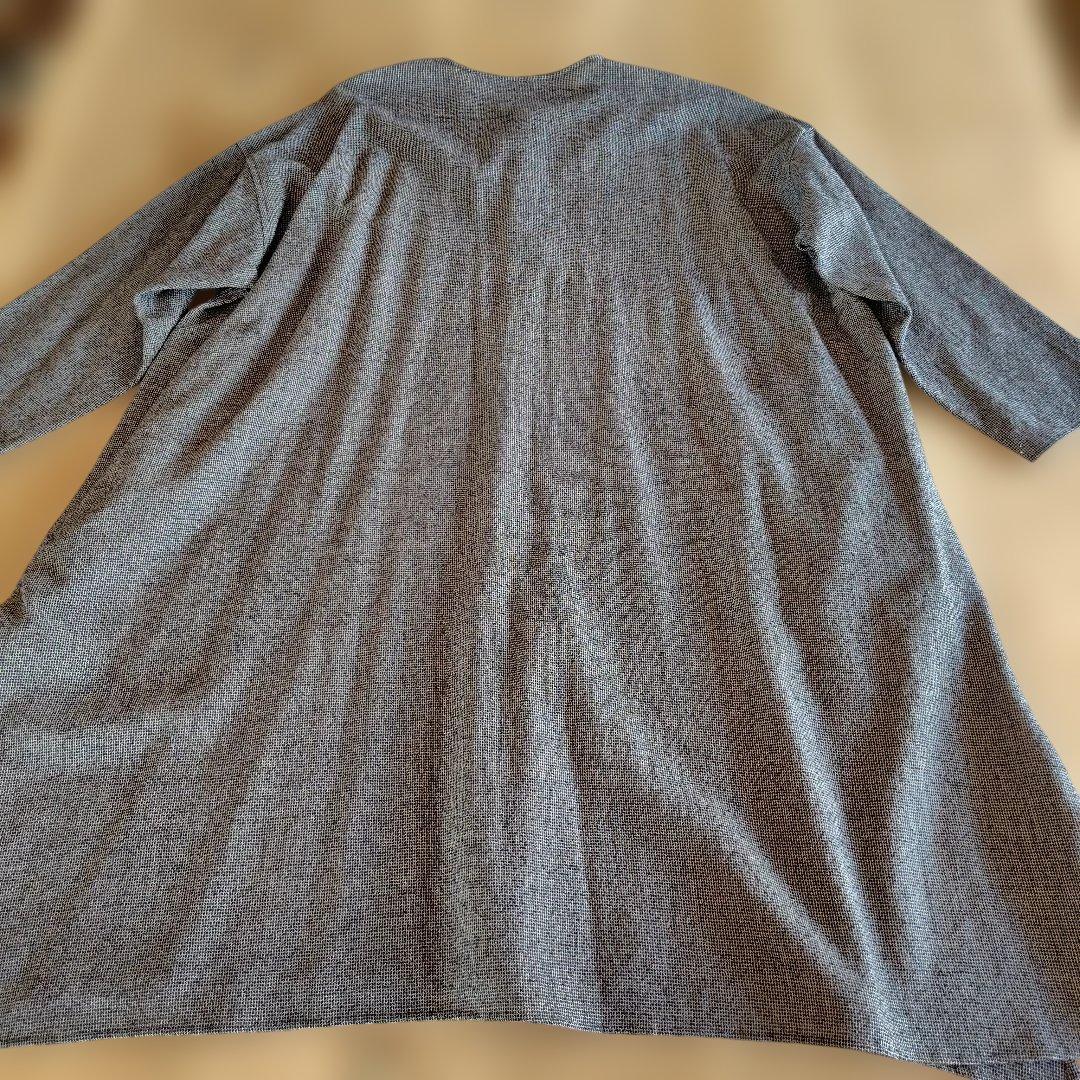 ​【ヨーガンレール】ウール混 着丈96cm とろみワンピース チュニック