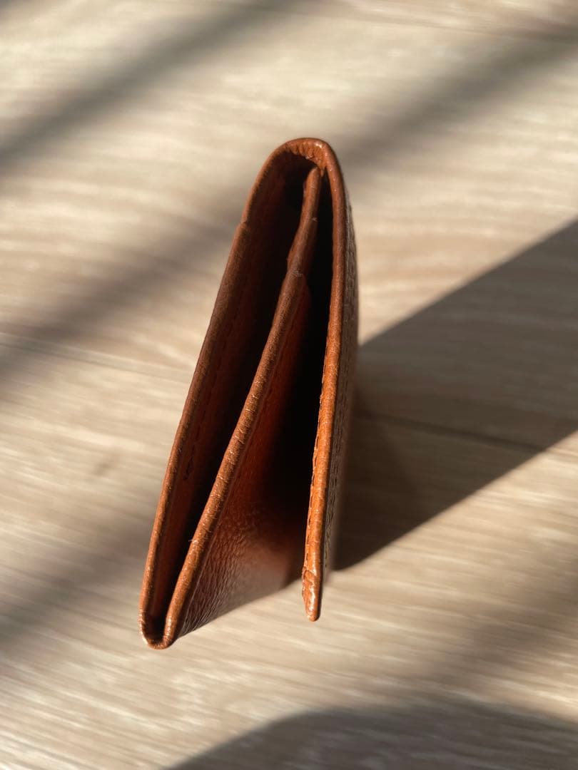 Yves Saint Laurentイブサンローラン シュリンクレザー 名刺入れ