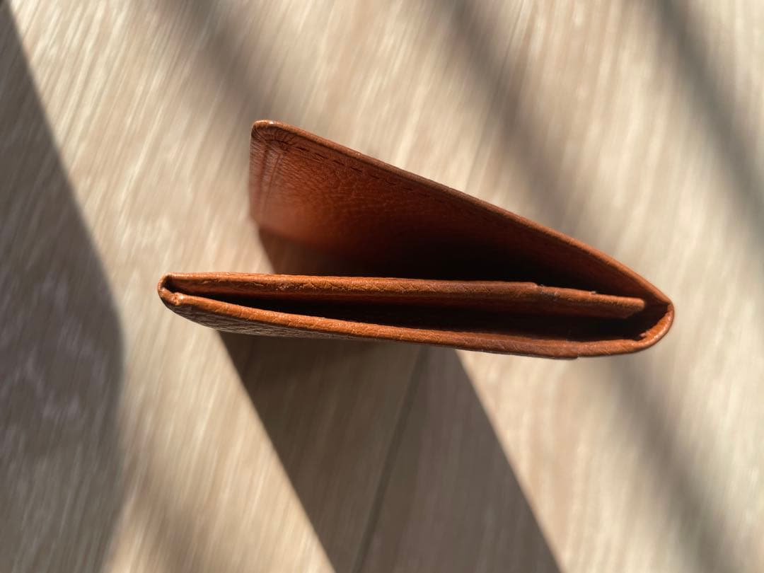 Yves Saint Laurentイブサンローラン シュリンクレザー 名刺入れ