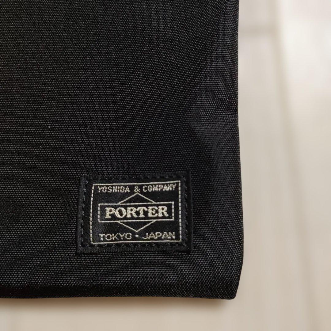 PORTER ショルダーバッグ ブラック　サコッシュ／黒／2層式