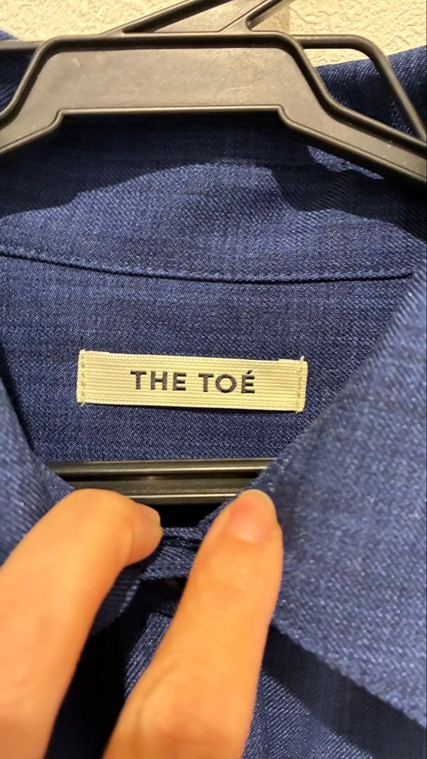 THETOE Kordela Twist Shirt ネイビー