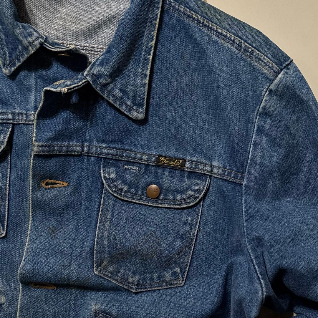 80's Wrangler ラングラー 74126NV デニムジャケット 46