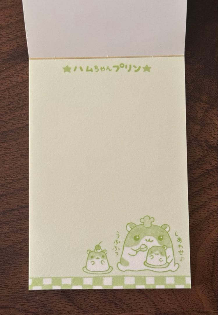 【当時物】ハムちゃんプリン　ダストボックス　ミニメモ　クーリア　平成レトロ　希少