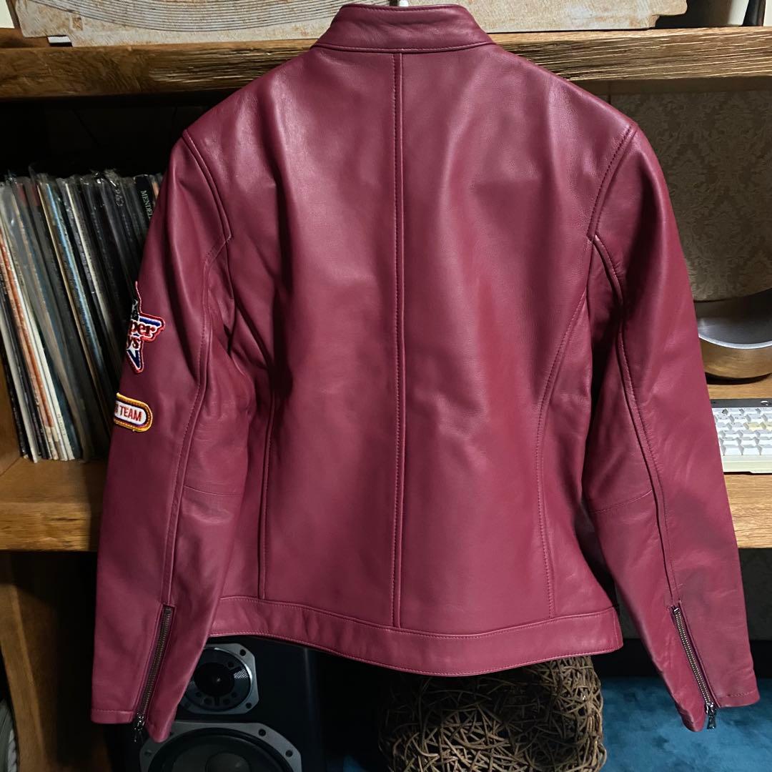 ヒステリックグラマー　ワッペンラムレザージャケット