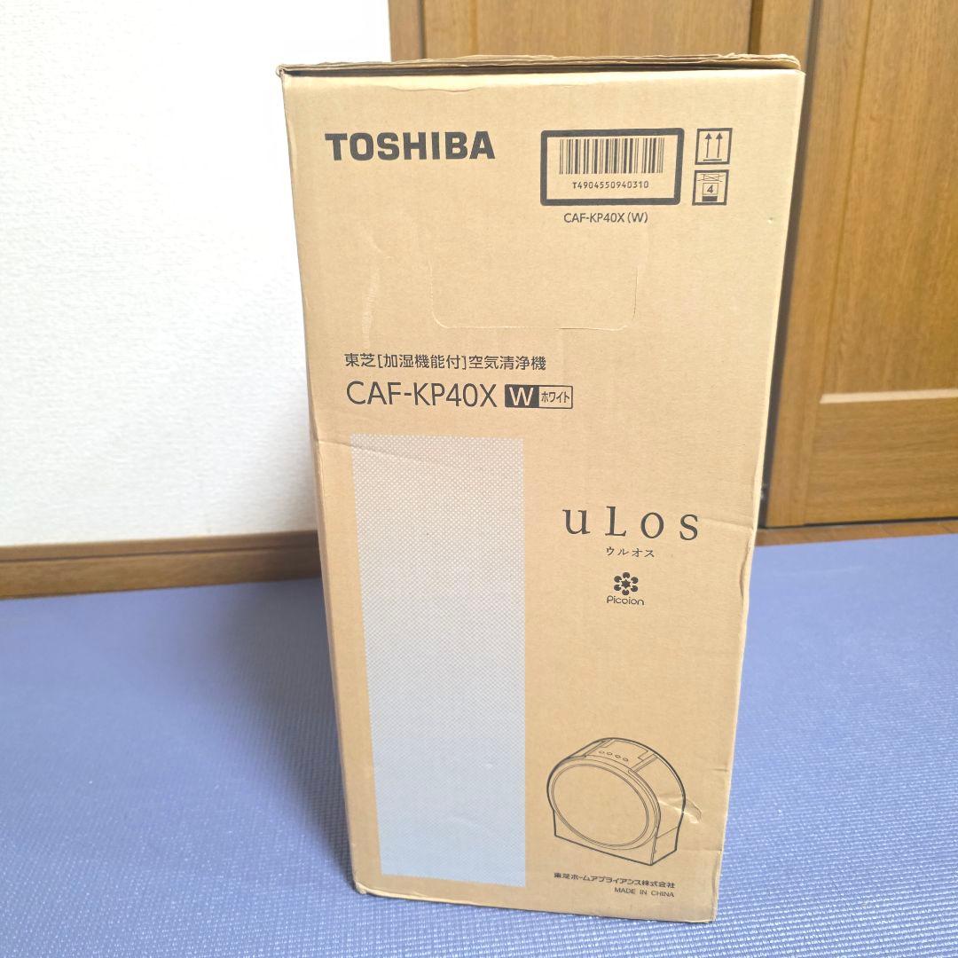 241】東芝 加湿機能付 空気清浄機 CAF-KP40X-W ウルオス uLos