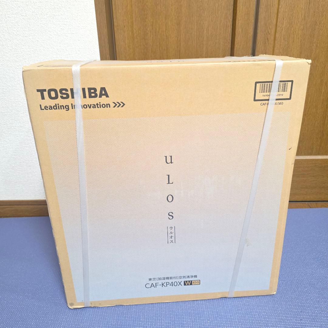 241】東芝 加湿機能付 空気清浄機 CAF-KP40X-W ウルオス uLos