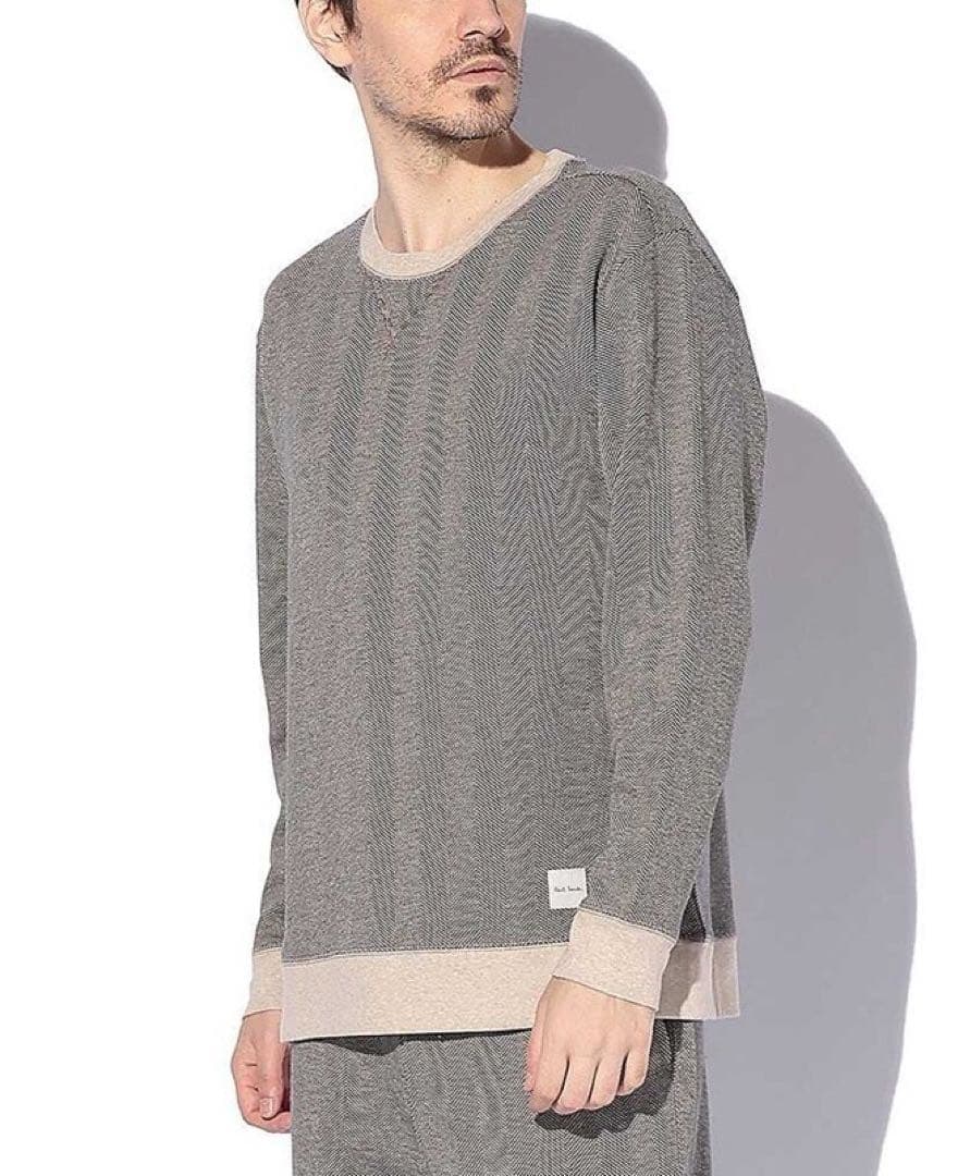 《ポールスミス》未使用 ヘリンボーン柄 トレーナー＋パンツ M(W76~84)