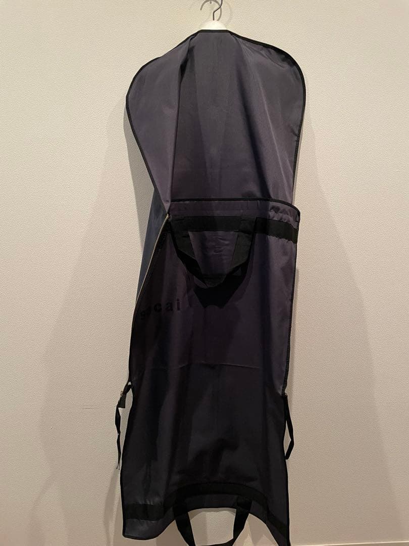 Sacai ホワイト/ブラック ワンピース