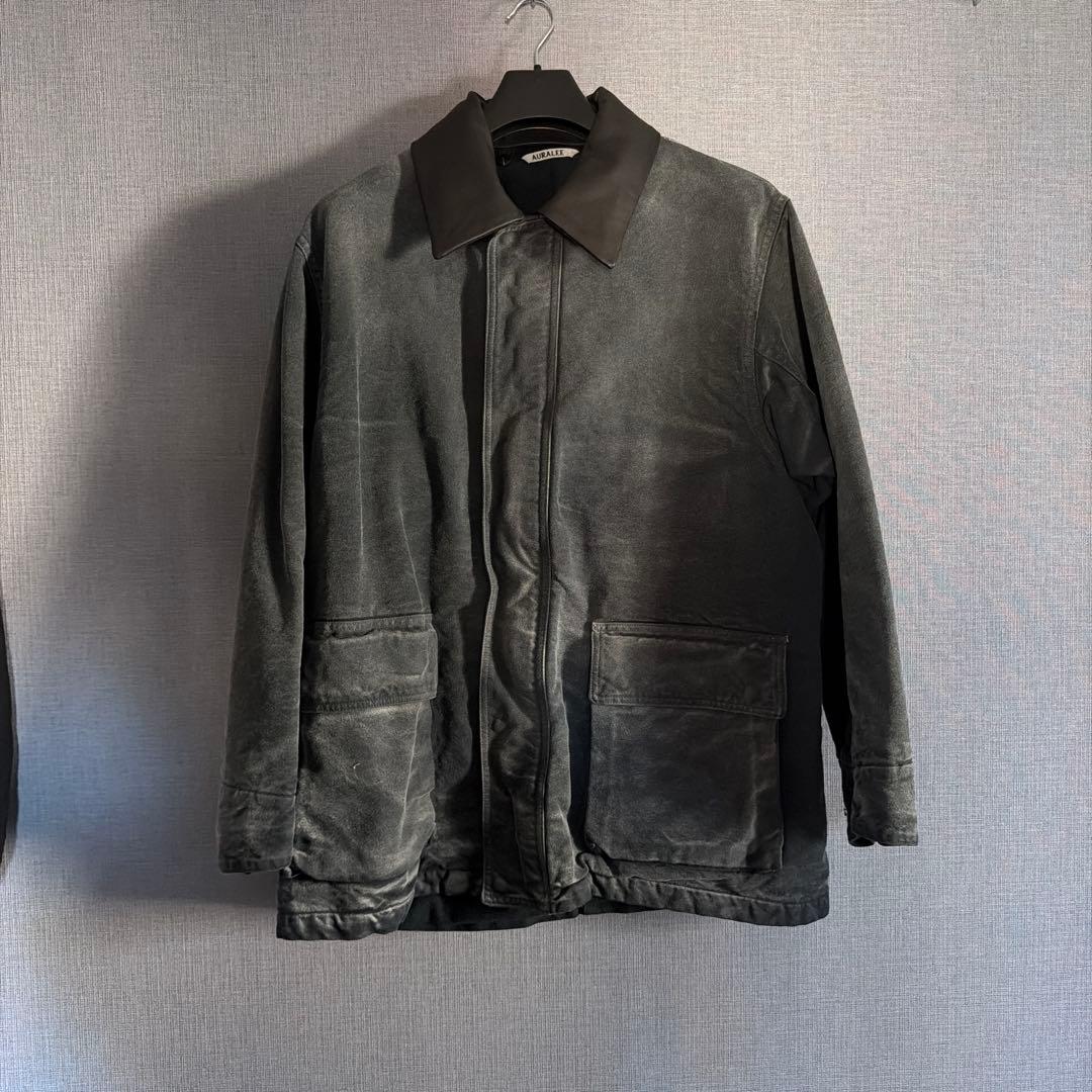 【3】AURALEE ORGANIC COTTON DUCK BLOUSON