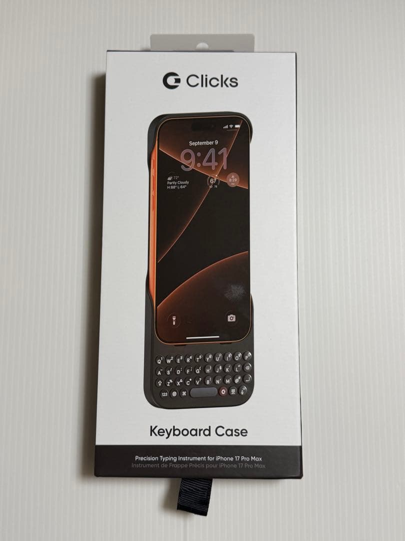 iPhoneアクセサリー Clicks Keyboard iPhone 17 Pro Max