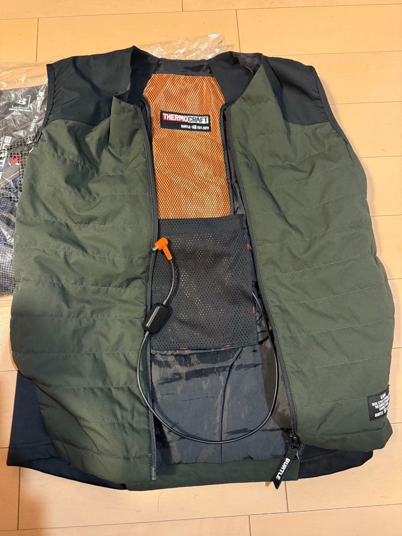 BURTLE ベスト Lサイズ バートル サーモクラフト電熱パッドTC500