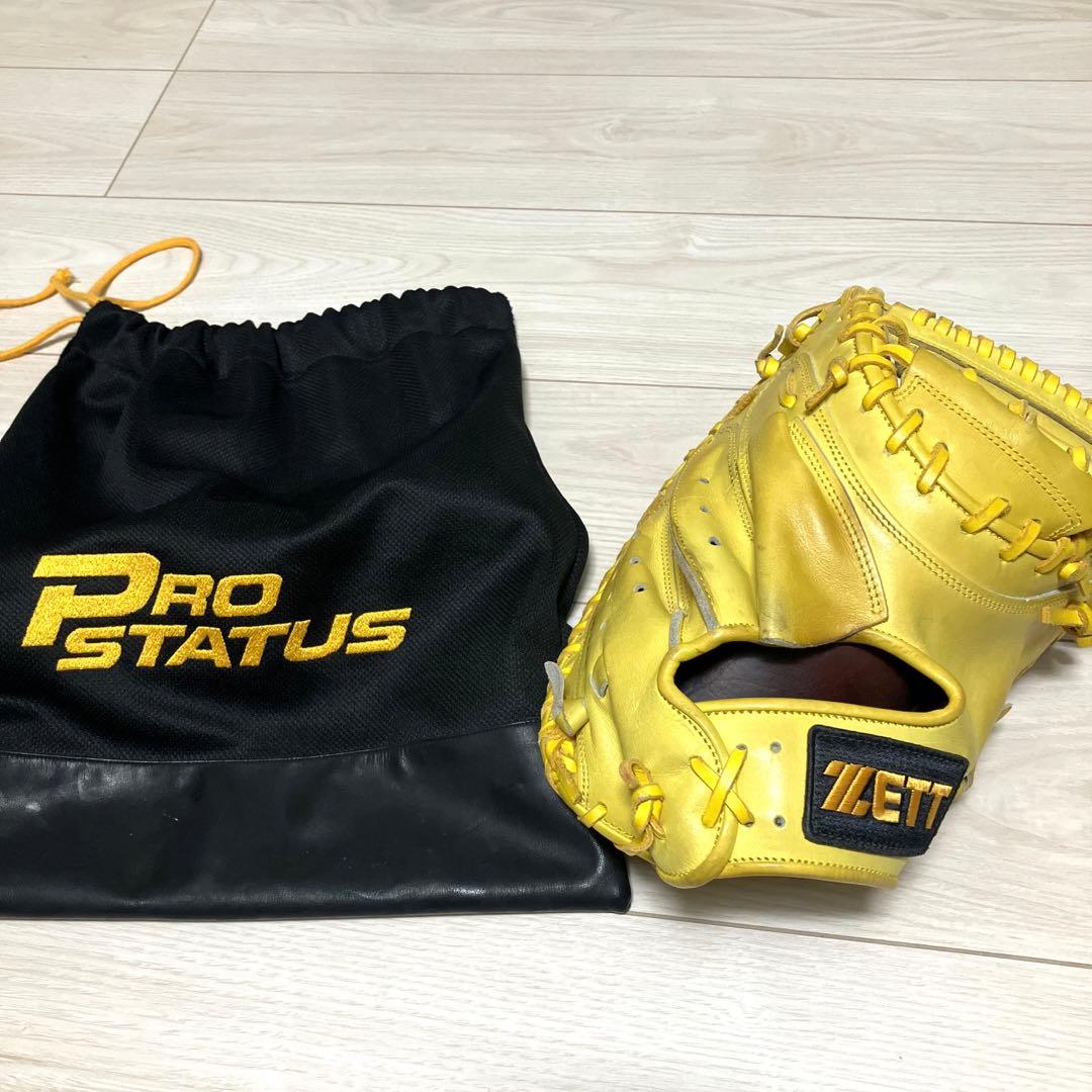 ゼ*ン様 PRO STATUS BPC82 ZETT キャッチャー　グローブ　硬