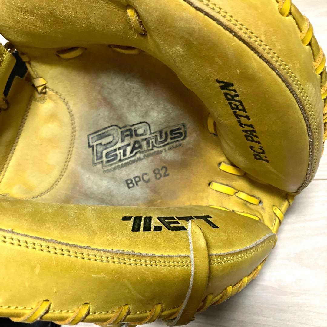 ゼ*ン様 PRO STATUS BPC82 ZETT キャッチャー　グローブ　硬