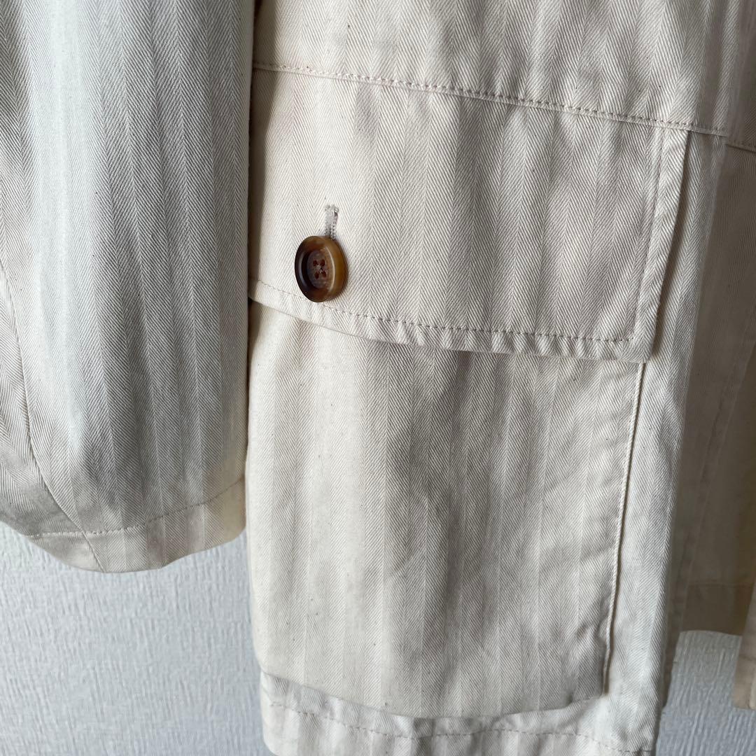 RR/アールアール サファリジャケット コットン　46 エクリュ