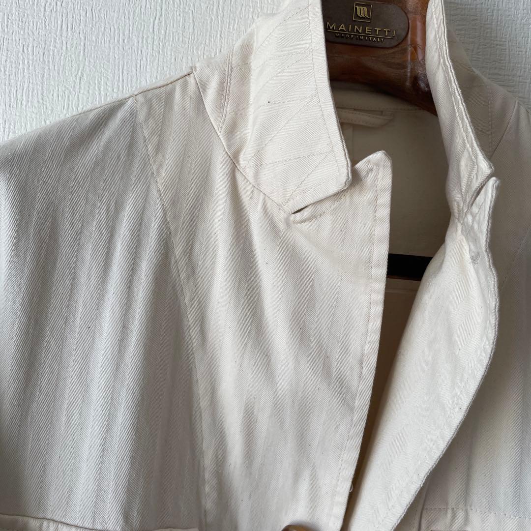 RR/アールアール サファリジャケット コットン　46 エクリュ