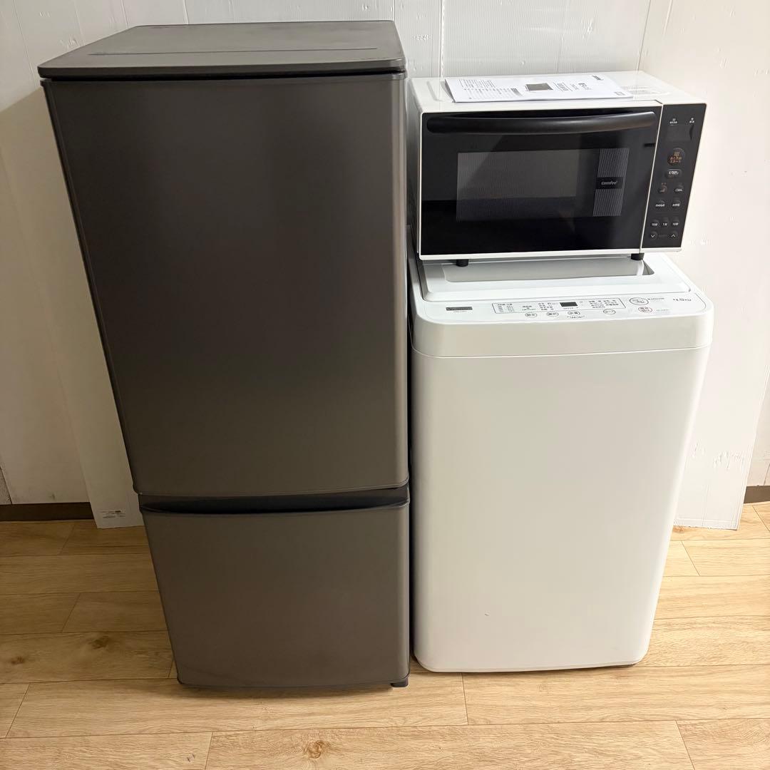 高年式高品質美品❗️1人暮らし家電セット　大阪、大阪近郊配送と設置無料S