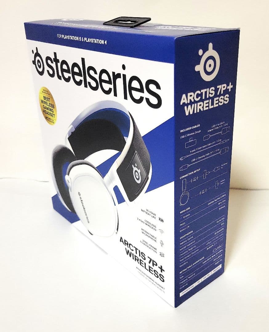 SteelSeries ゲーミングヘッドセット ワイヤレス Arctis 7P+