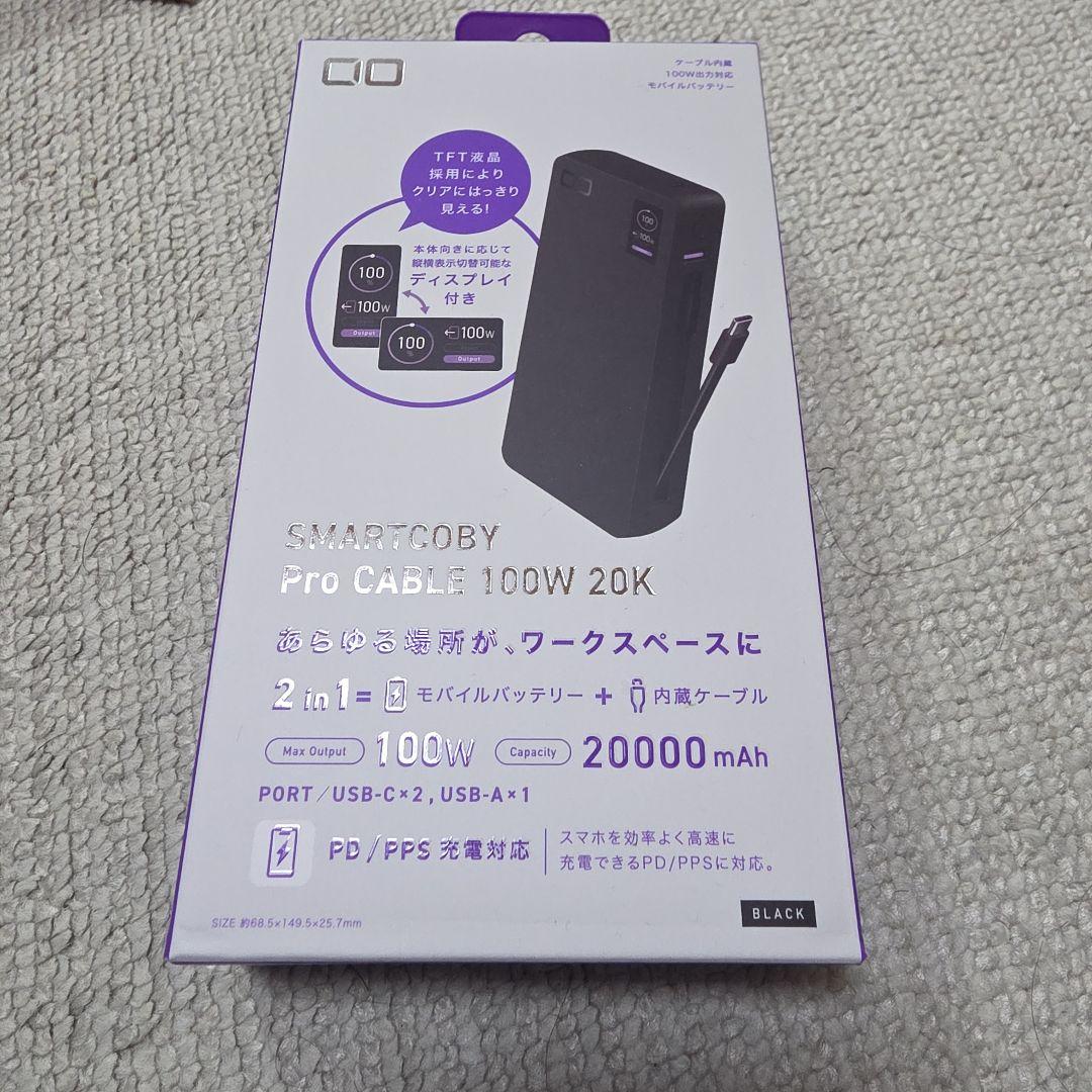 2月購入 CIO SMARTCOBY Pro CABLE 100W 20K
