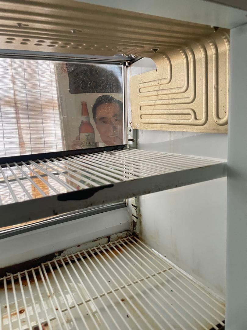 【使用可能　昭和レトロ】　麒麟麦酒ショーケース冷蔵庫