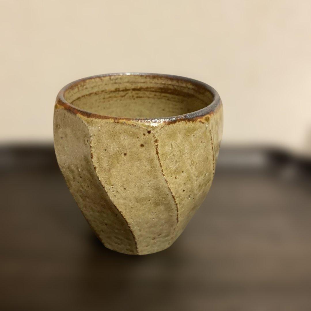 【ぽてと】岩井窯　山本教行さん　面取湯呑
