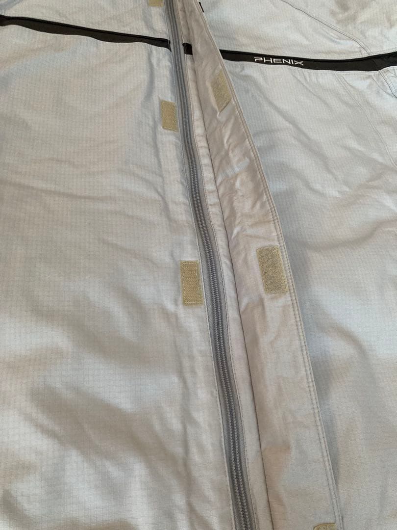 PHENIX（エレッセの手袋おまけ）　男性用Lサイズ　白×ダークグレー