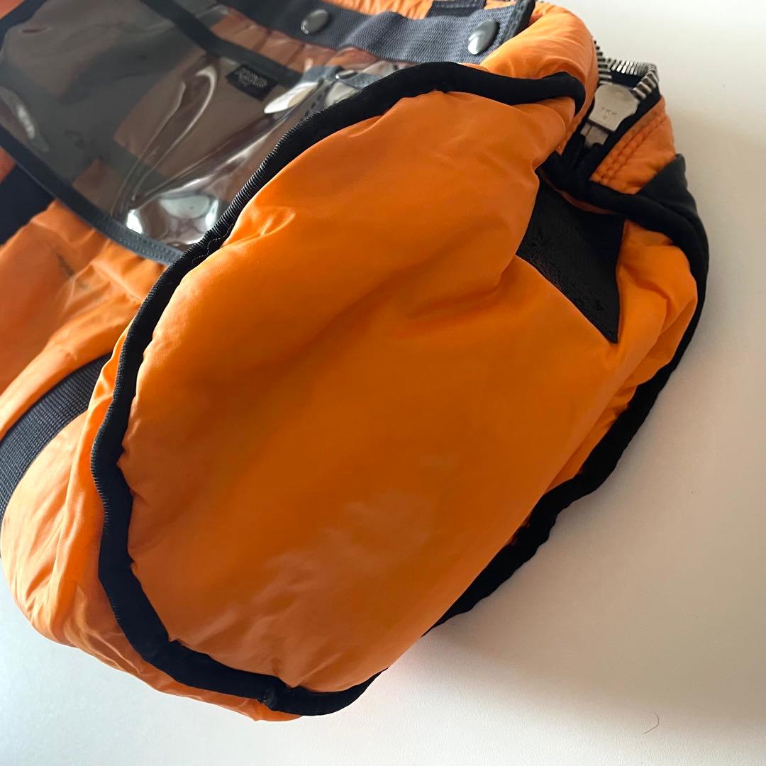 希少 PORTER TANKER 伊勢丹限定 レザー ダッフルバッグ Black