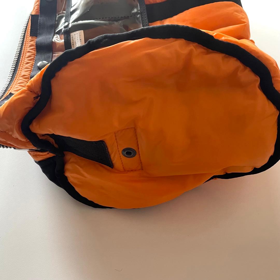 希少 PORTER TANKER 伊勢丹限定 レザー ダッフルバッグ Black