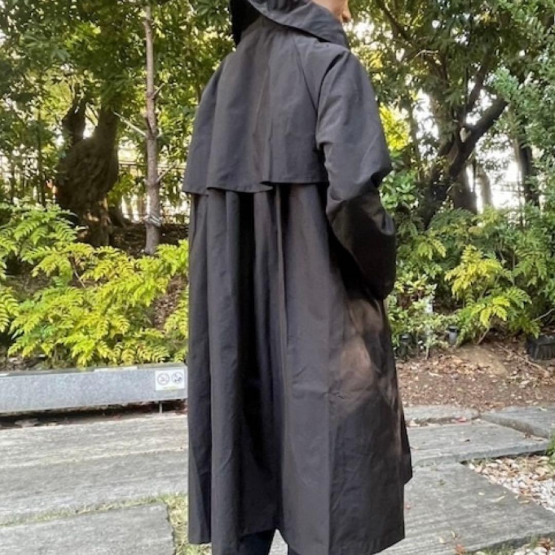 ParadiSole ブラック 撥水 ロングコート パラディソーレ レインコート