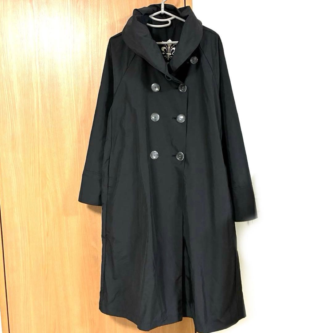 ParadiSole ブラック 撥水 ロングコート パラディソーレ レインコート