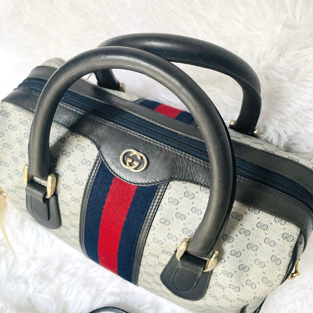希少⭐︎GUCCI シェリーライン インターロッキング ショルダー付 ミニボストン