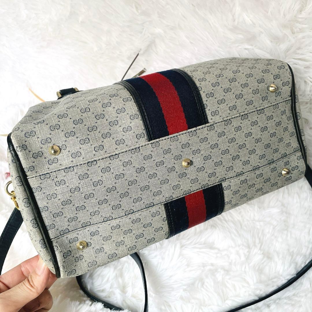 希少⭐︎GUCCI シェリーライン インターロッキング ショルダー付 ミニボストン