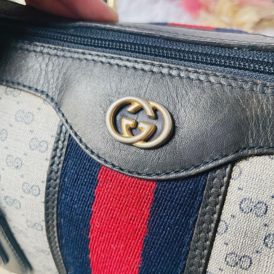 希少⭐︎GUCCI シェリーライン インターロッキング ショルダー付 ミニボストン