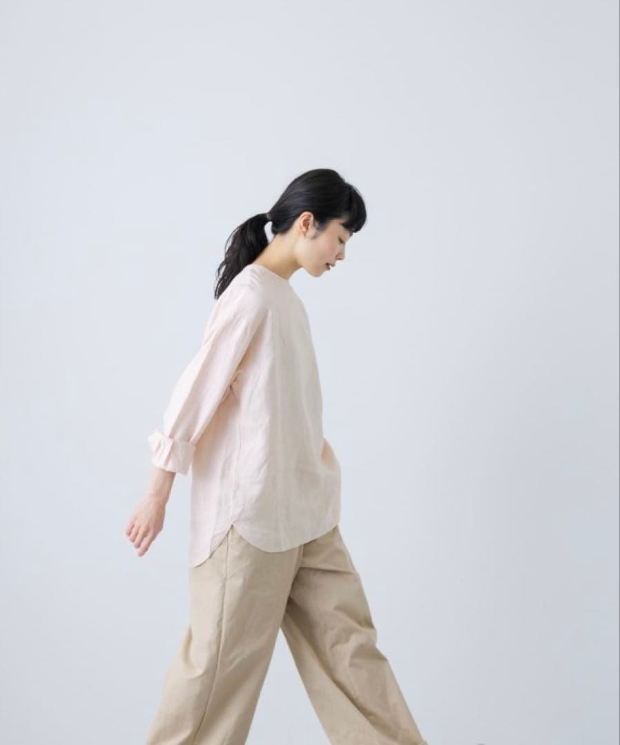 h*u様 【完売品】新品未使用 かぐれ リネン クルーネック プルオーバー 麻1