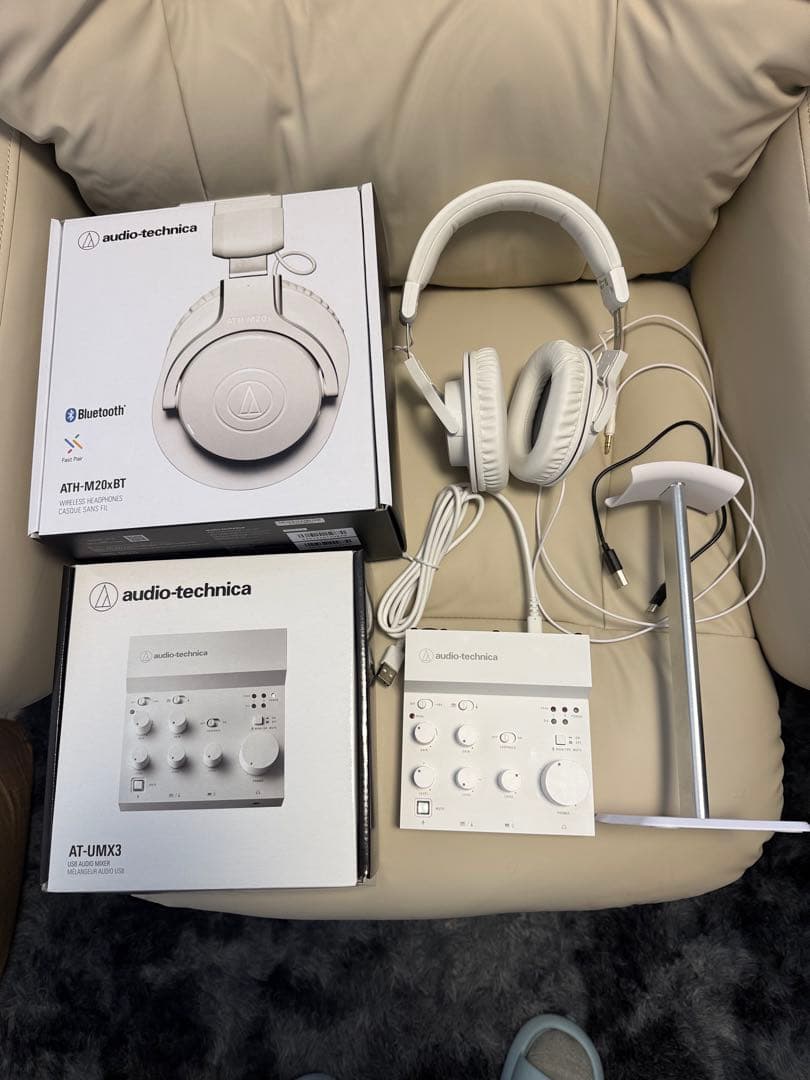 ATH-M20xBT ワイヤレスヘッドフォン & AT-UMX3