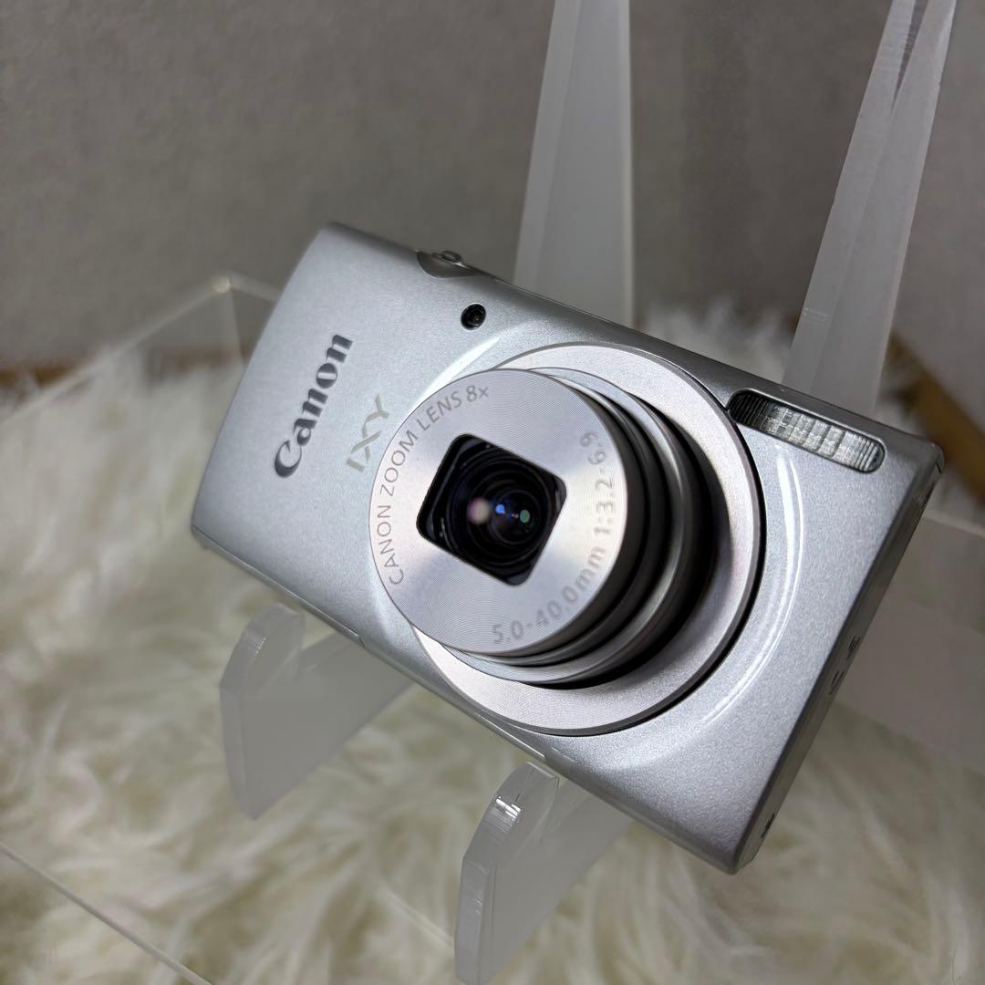 【美品】Canon キャノン IXY 180 シルバー デジカメ ③