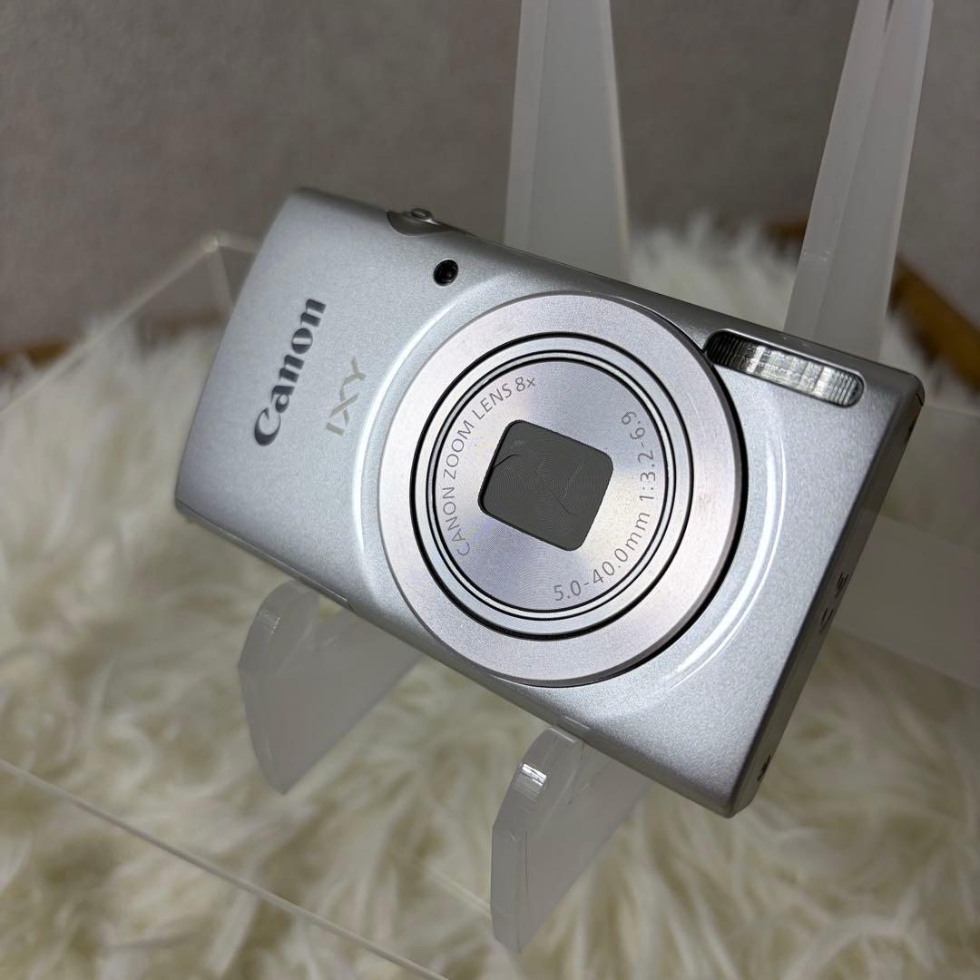 【美品】Canon キャノン IXY 180 シルバー デジカメ ③
