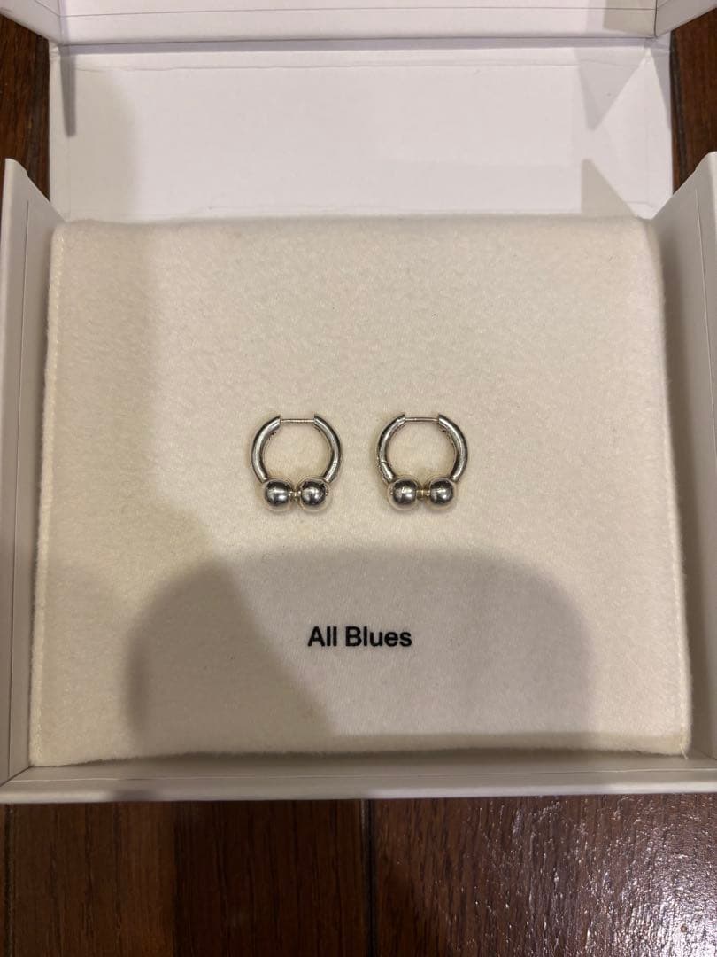 アクセサリー ALL BLUES PEARL EARRING TWO PAIR SILVER