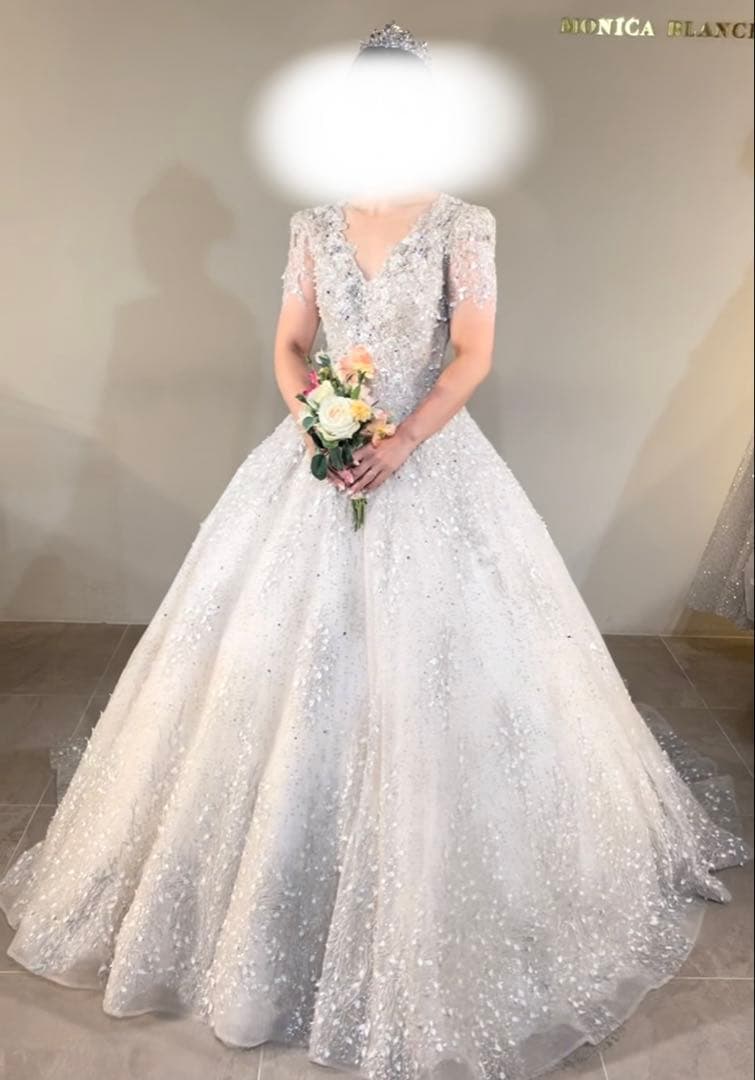 韓国ビジュドレス MONICA BLANCHE グリッタードレス