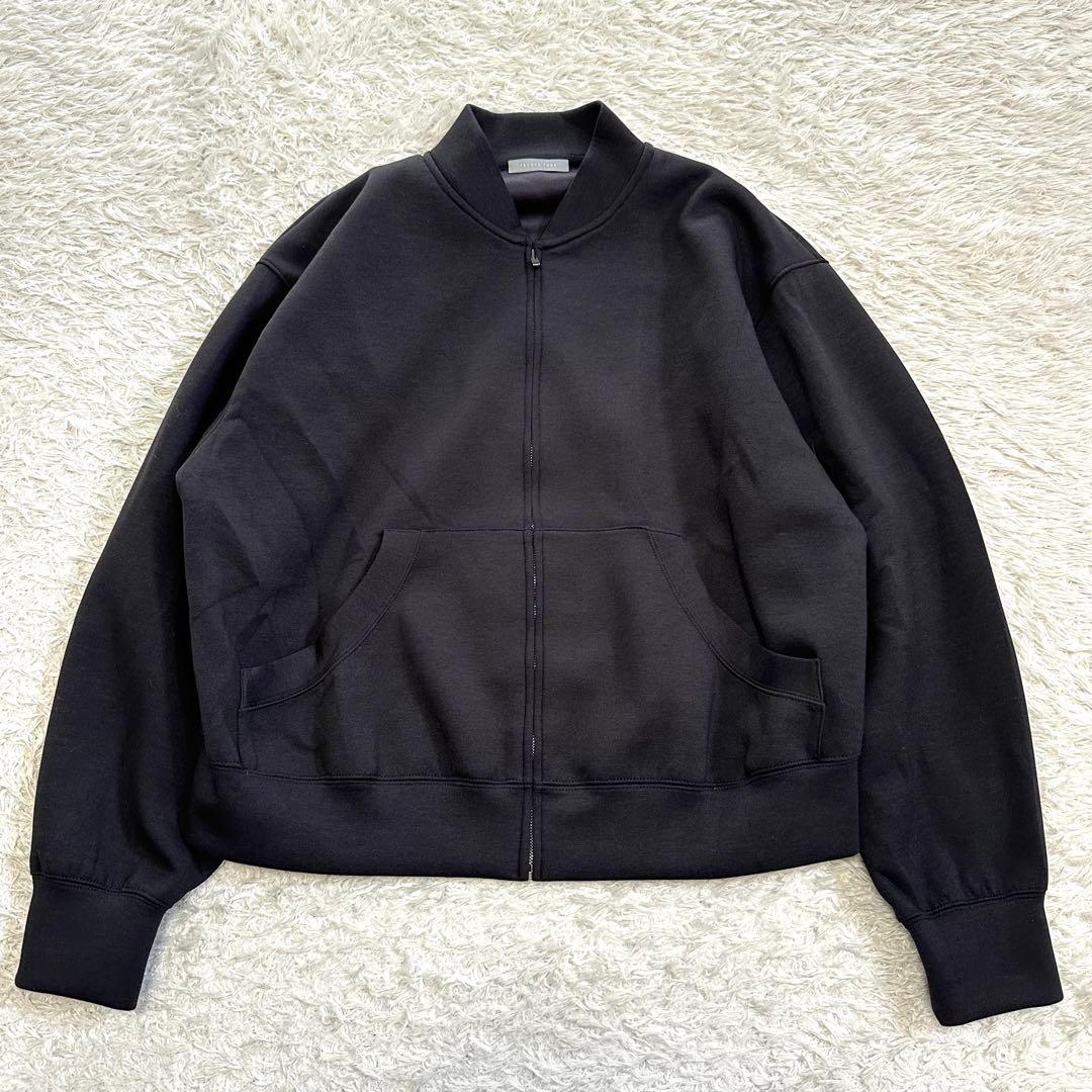 【美品】セオリーリュクス 24AW ジップアップブルゾン ブラック サイズ38