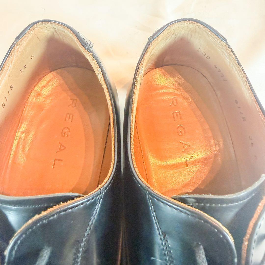 REGALリーガル 811R 黒 革靴 26cm ストレートチップ