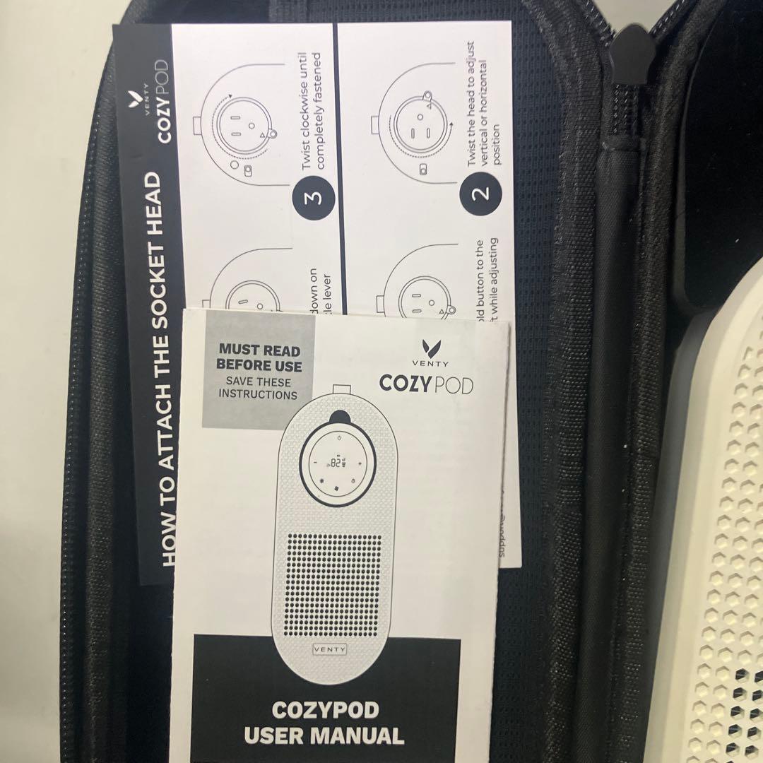 未使用　VENTY COZY POD ポータブルヒーター プラグインヒーター