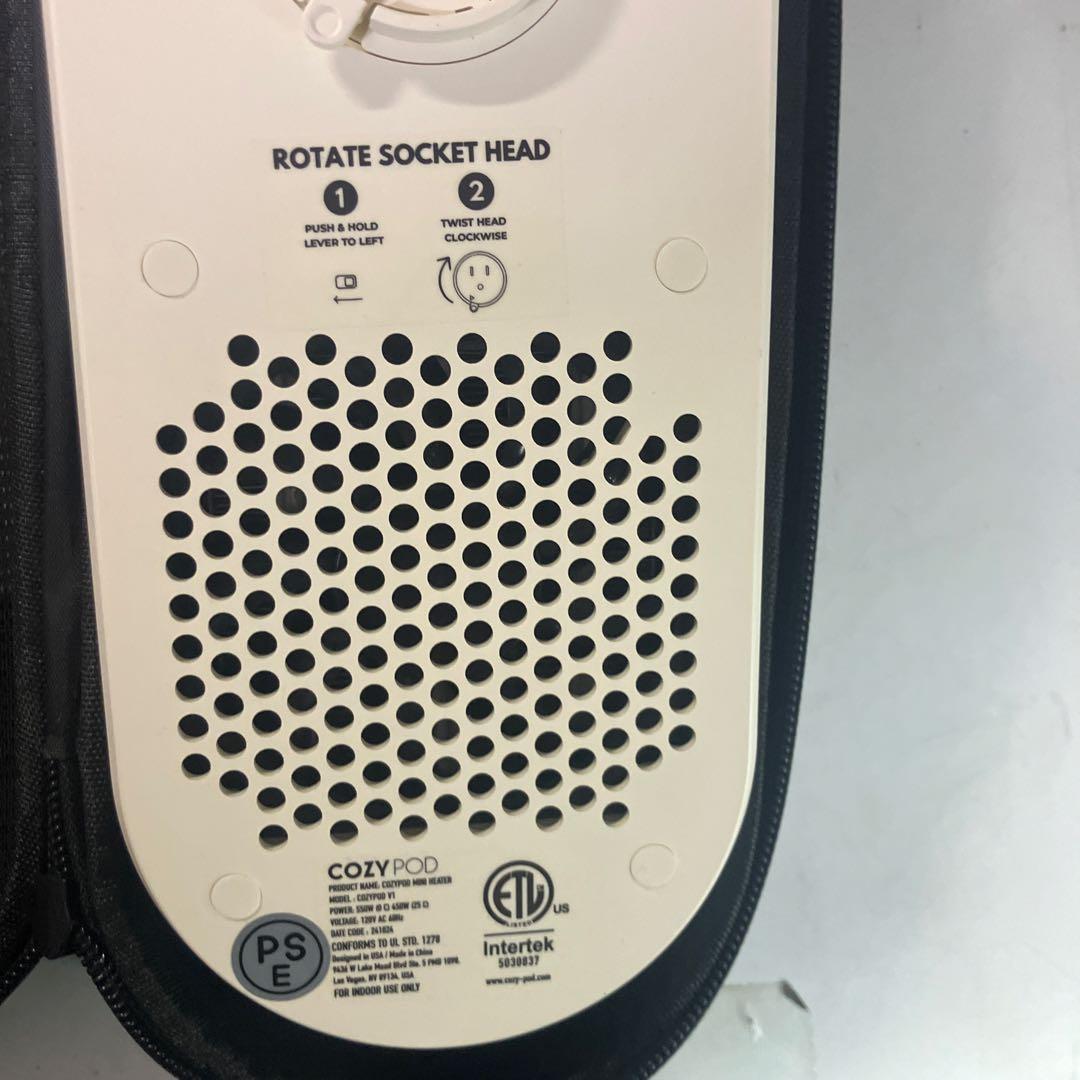 未使用　VENTY COZY POD ポータブルヒーター プラグインヒーター