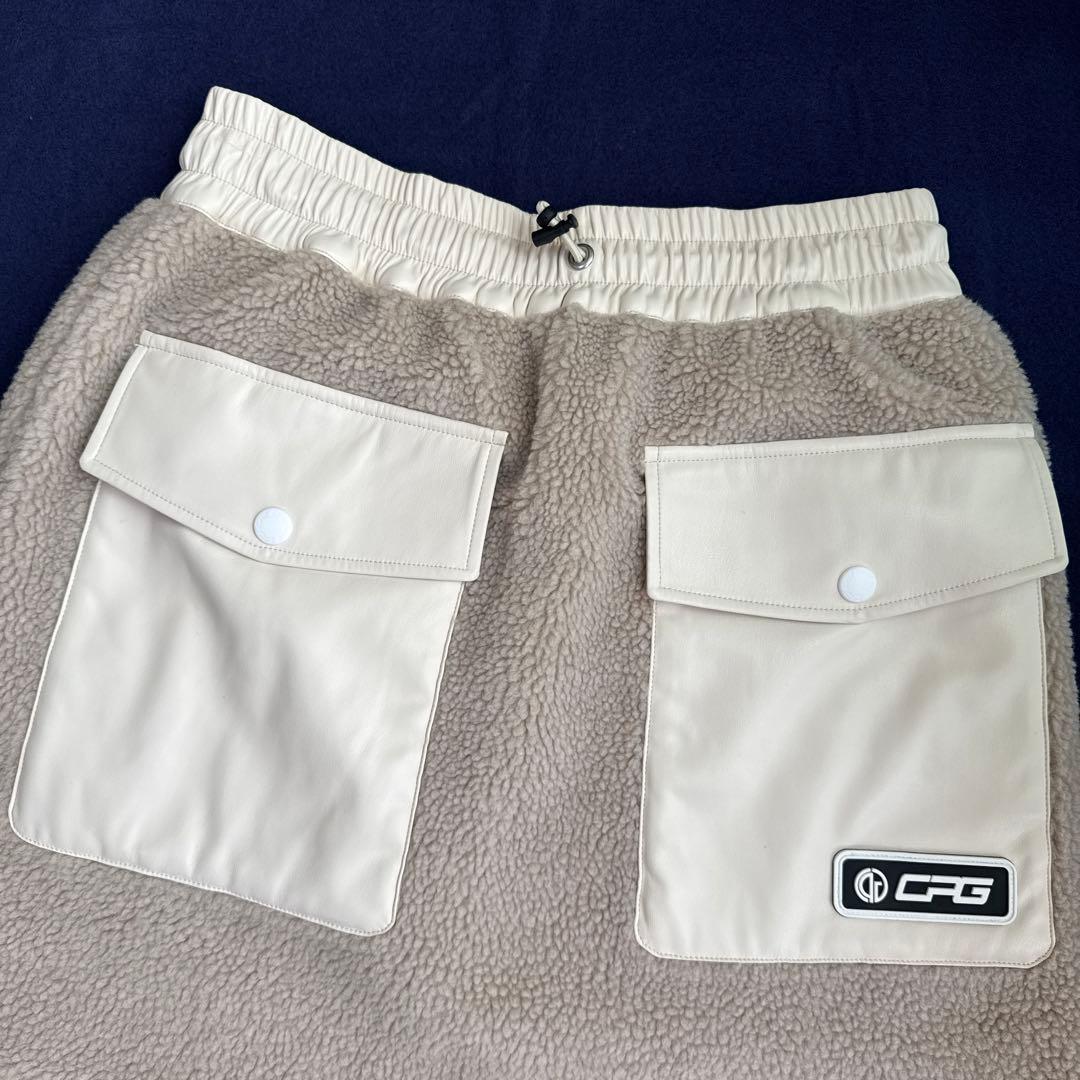 最終値下げ！CPG GOLFシーピージーゴルフ合皮切替ボアスカート 定価3.9万