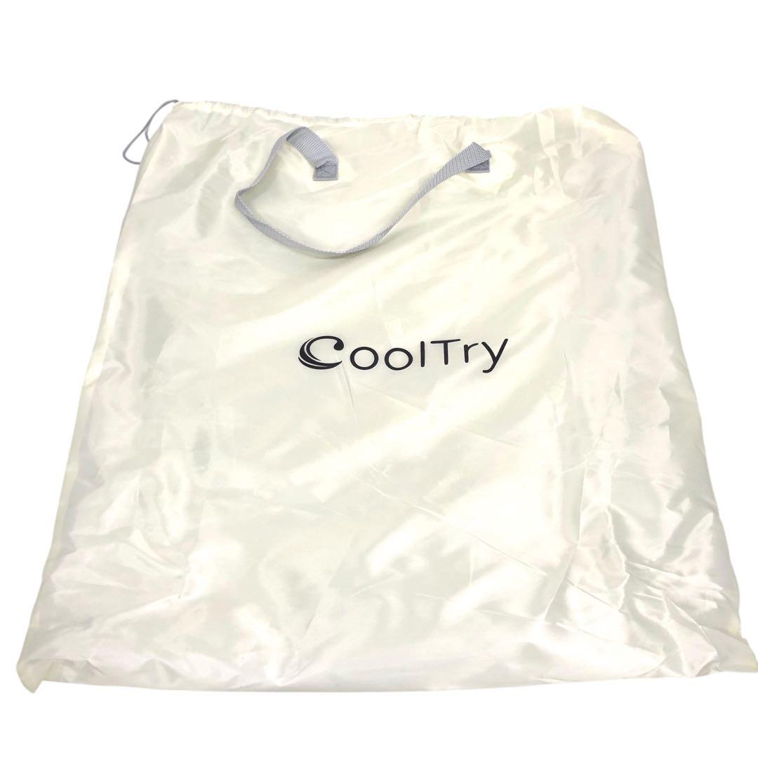 【開封済み・未使用】CoolTry エアーベッド　ダブル　電動ポンプ内蔵　防災