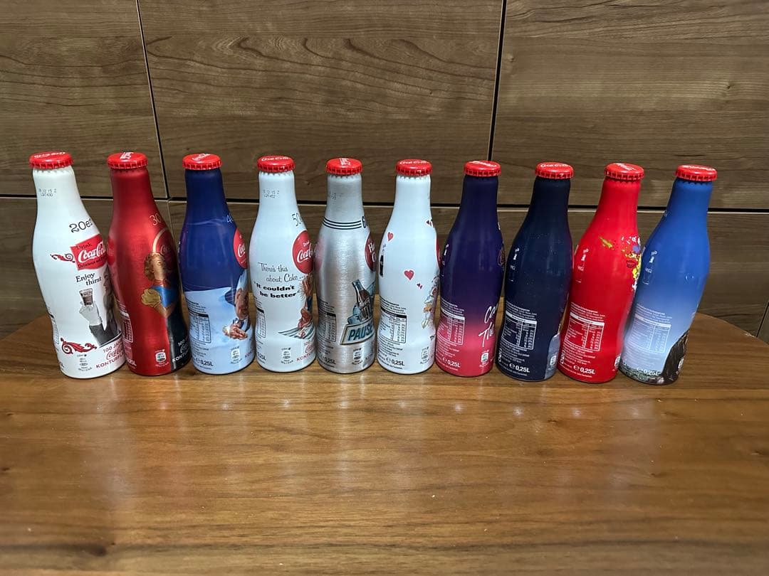 リ*コ様 コカ・コーラ 100周年記念 アルミボトル 10本セット（2015年ド