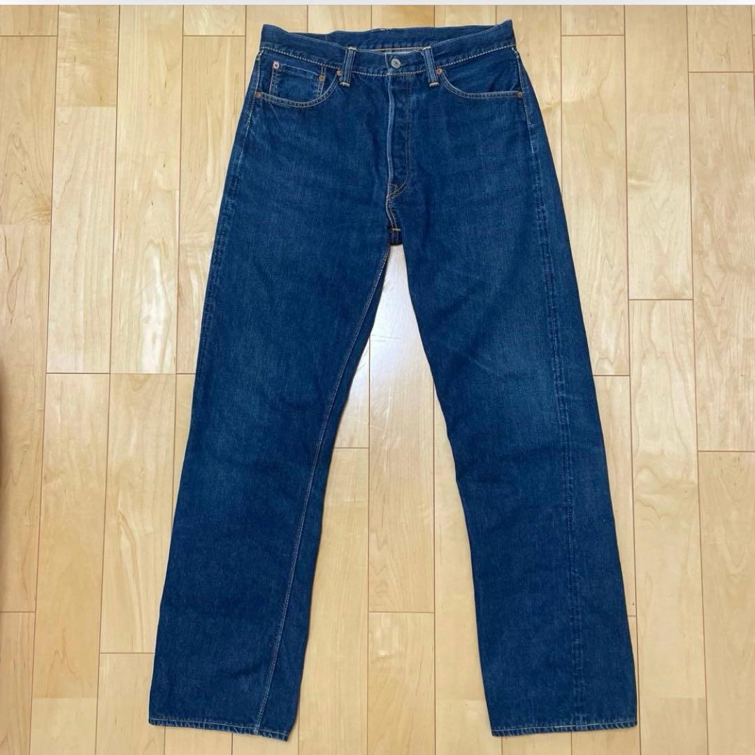 希少デニム！初期ウエアハウス 1001XX！90年代 黄金期個体W33酸化デニム