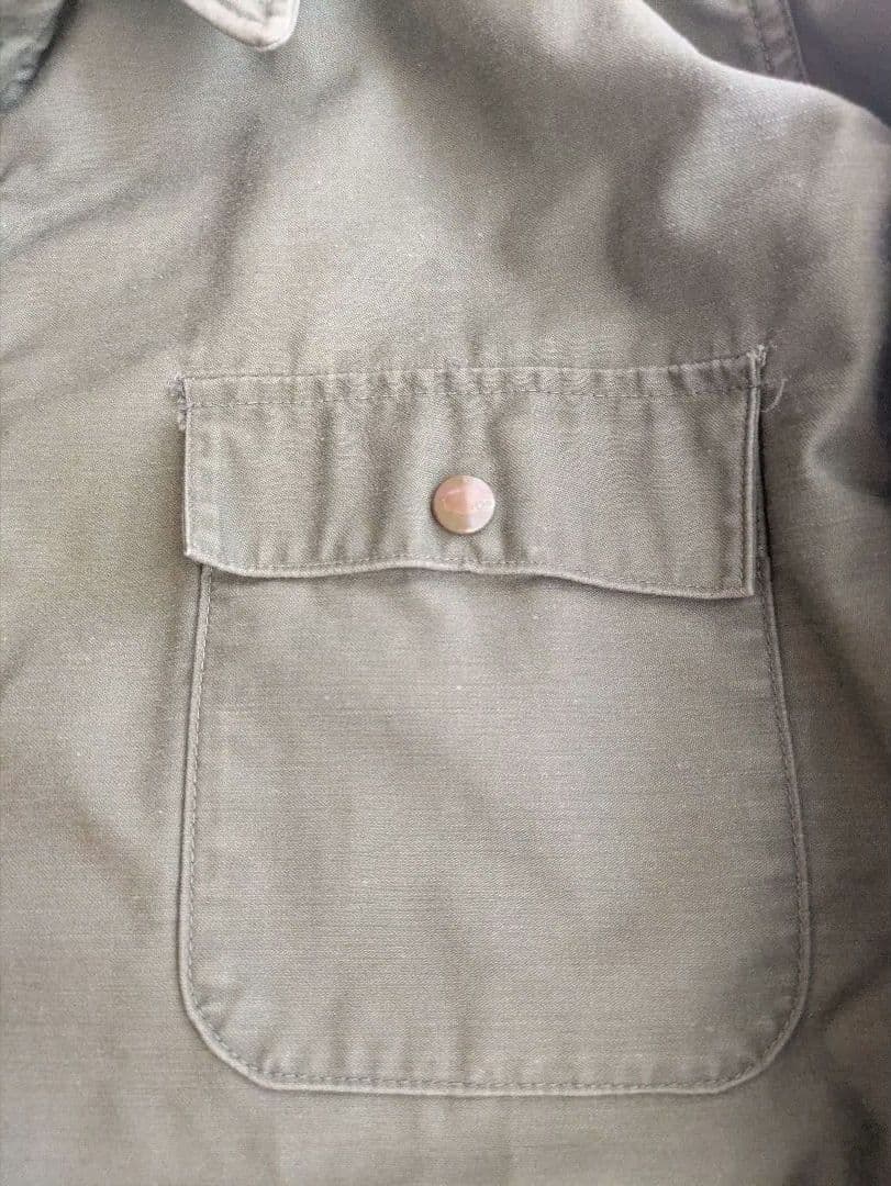 実物79年製造、リアルビンテージ。A2デッキジャケット 米軍実物 US NAVY