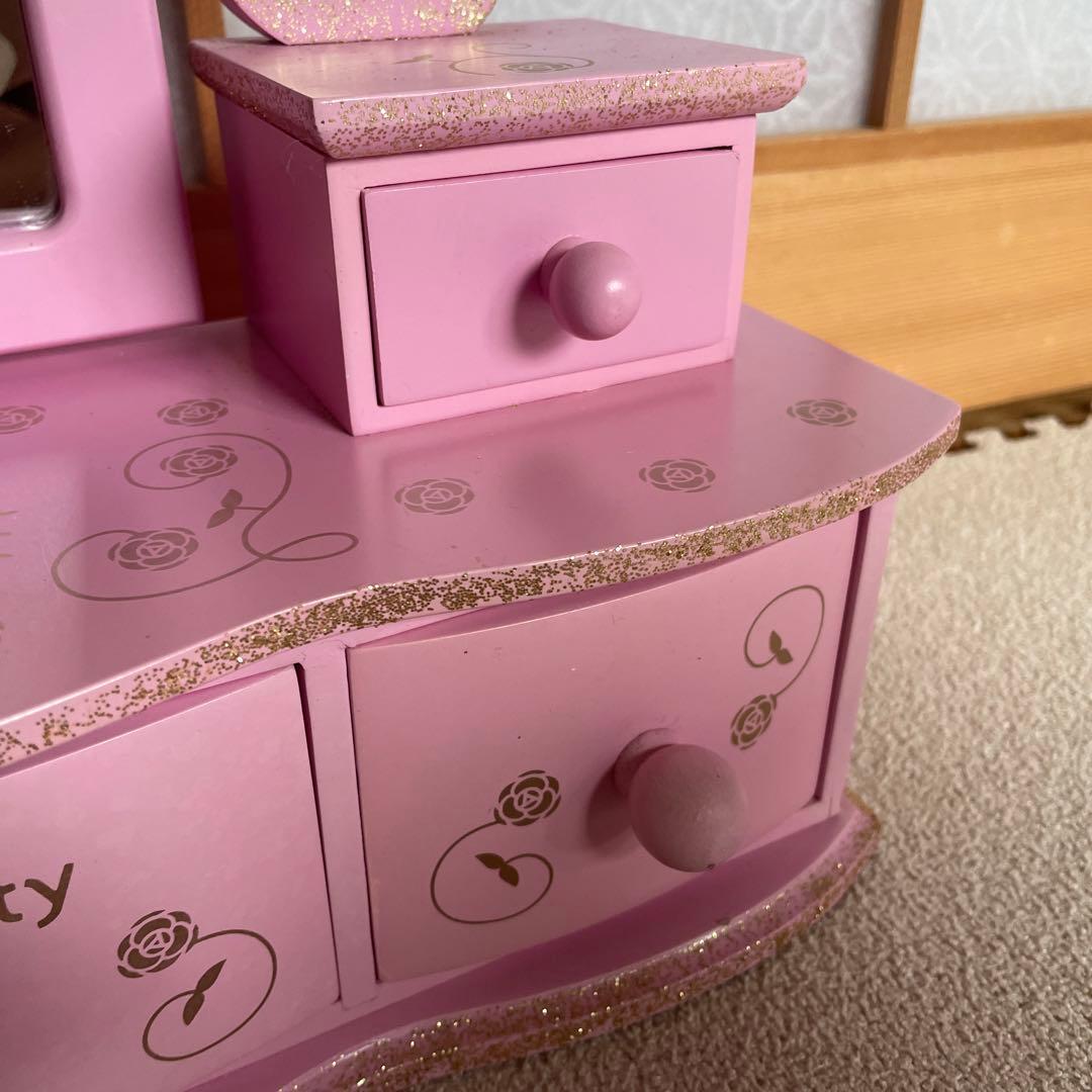 レア★ Hellokitty ドレッサー　キティピンクの鏡　姫 ドレッサー鏡台