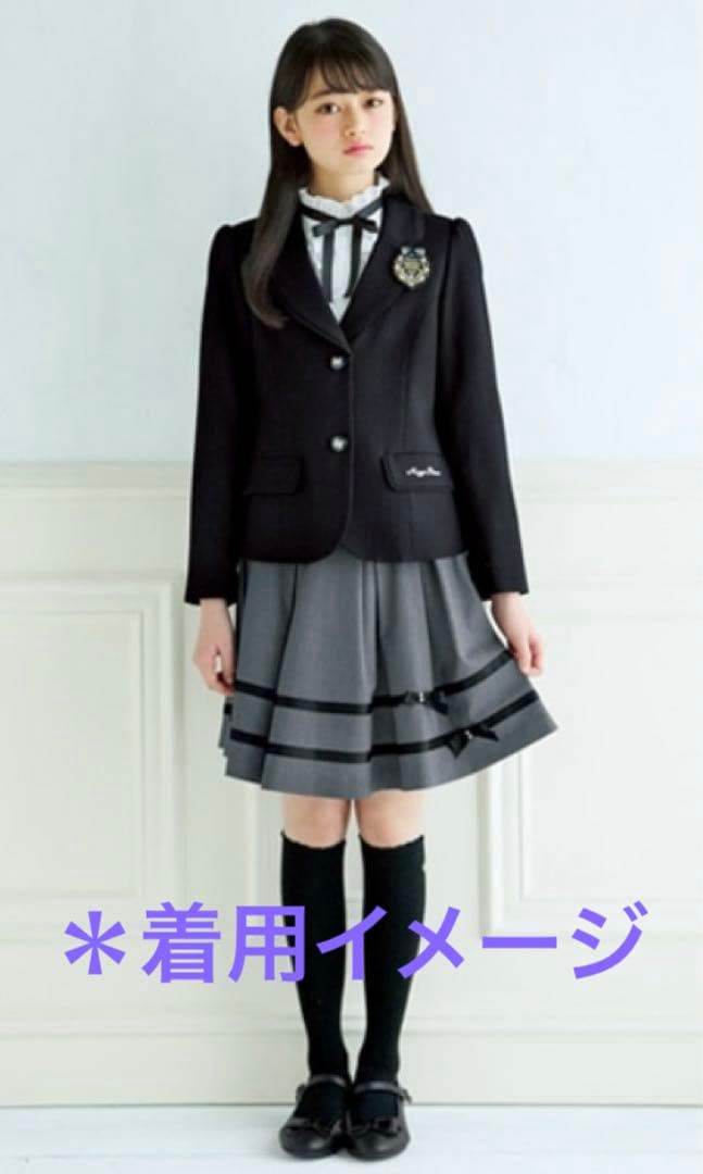 メゾピアノ M/150 卒服 フォーマル 後ろリボンジャケットスーツ セット