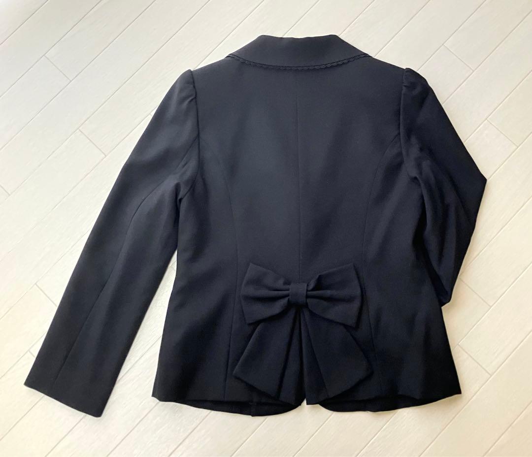 メゾピアノ M/150 卒服 フォーマル 後ろリボンジャケットスーツ セット